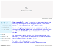 Tablet Screenshot of keygroup.com.hk